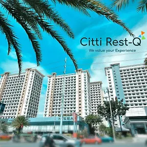 Апарт-отель Cozy Unit With Free Pool, Netflix & Wifi In Alabang Crq3